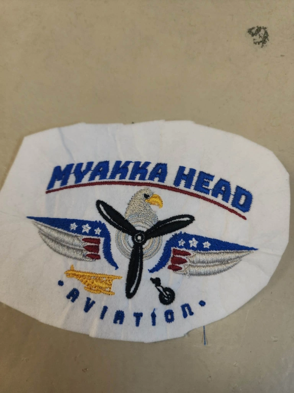Artwork in digitized and stitch form